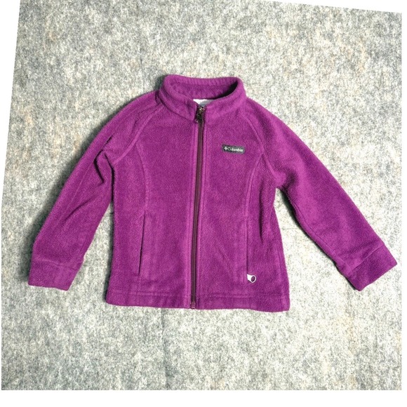 Columbia Other - Columbia Benton Springs Purple Fleece Full Zip Jacket Toddler Girls Size 3T